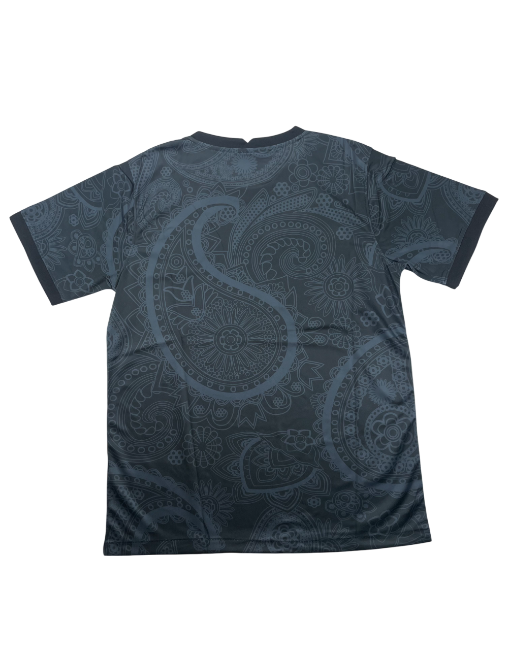 Maillot de foot Concept Barcelone Noir Paisley
