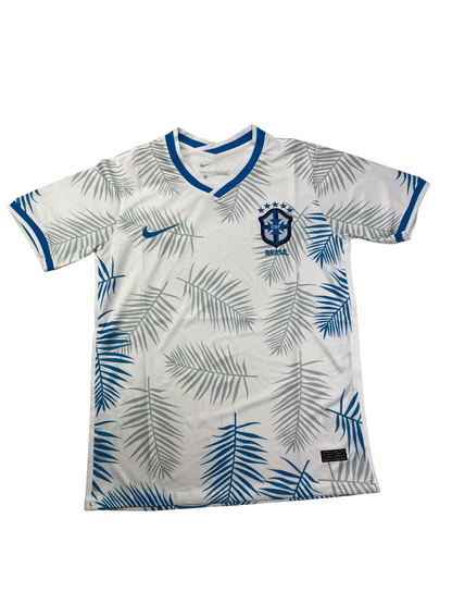 Maillot de foot Concept Brésil Palmes Blanches