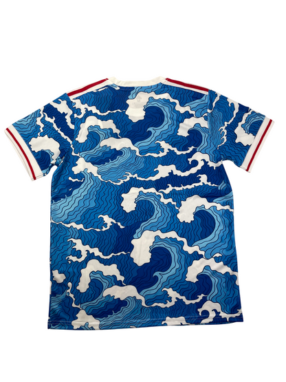 Maillot de foot Concept Japon Vagues Bleues