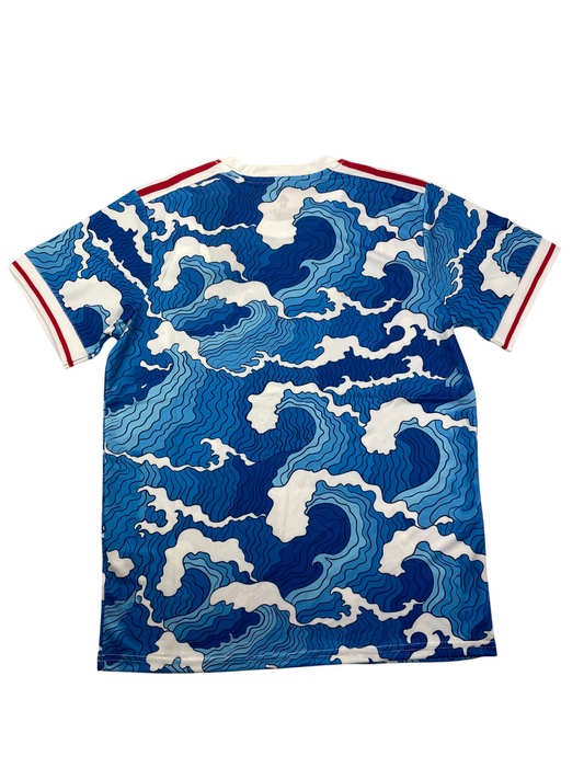 Maillot de foot Concept Japon Vagues Bleues