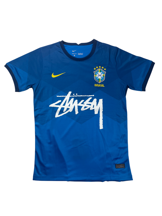 Maillot de foot Concept Stussy Brésil Bleu
